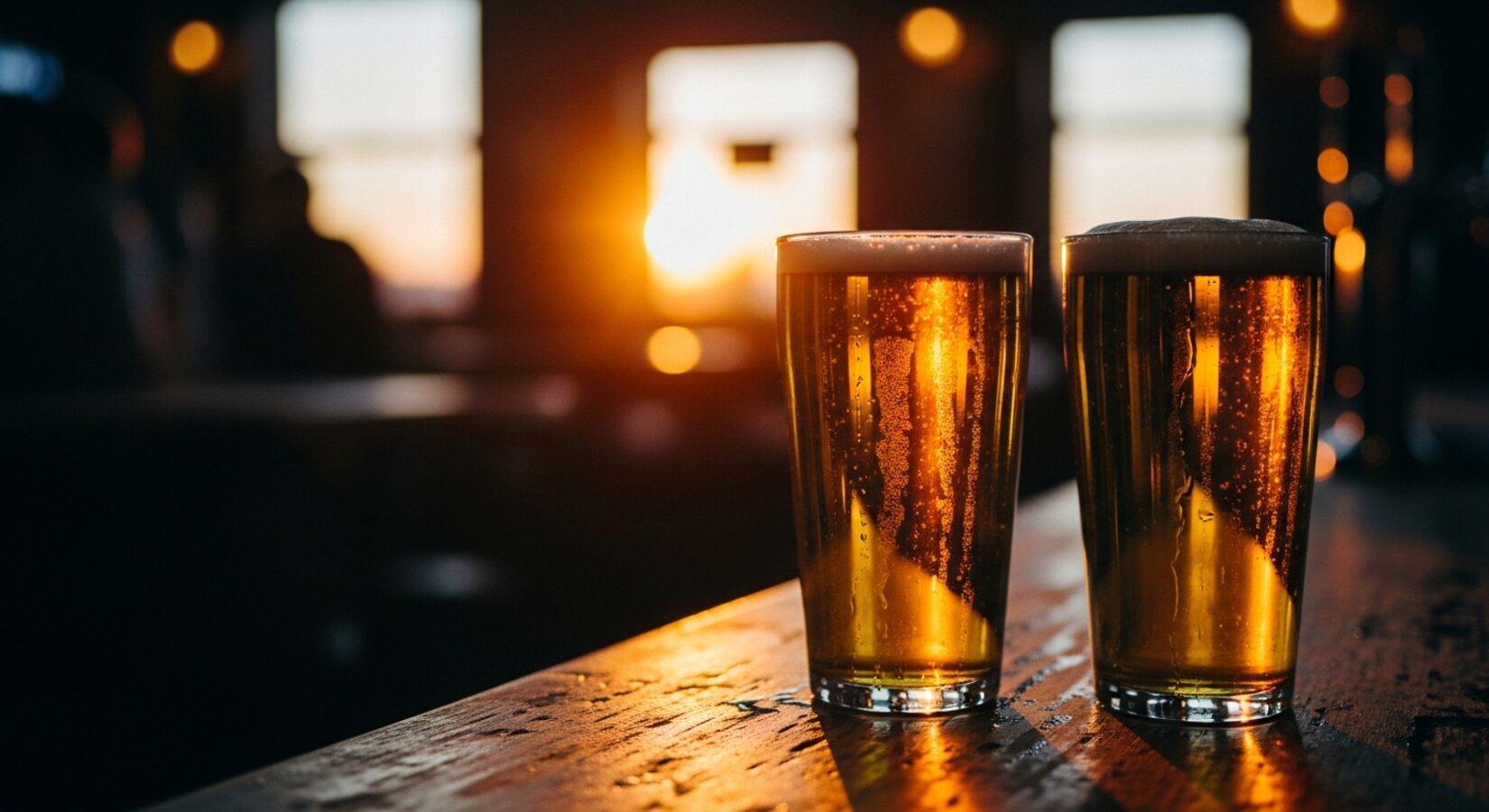 Friends having drinks